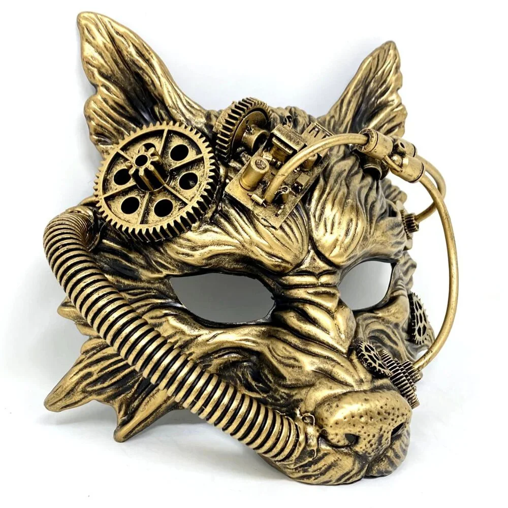 Wolf Steampunk Style Halloween Costume Mask Masquerade Party Ball Masks